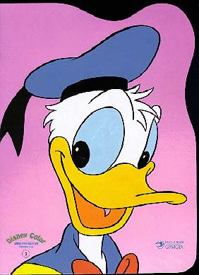 DONALD. LIBRO PARA COLOREAR TROQUELADO