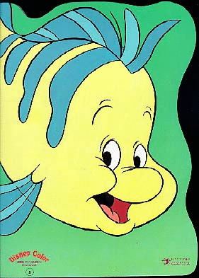 FLOUNDER. LIBRO PARA COLOREAR TROQUELADO