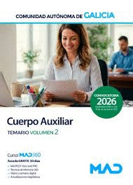 TEMARIO VOLUMEN 2 AUXILIAR ADMINISTRATIVO XUNTA DE GALICIA 2026