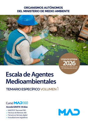 ESCALA DE AGENTES MEDIOAMBIENTALES TEMARIO ESPECIFICO VOLUMEN 1