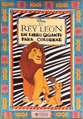 EL REY LEON, UN LIBRO GIGANTE PARA COLOREAR