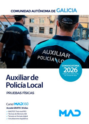 AUXILIAR DE POLICIA LOCAL GALICIA PRUEBAS FISICAS 2026