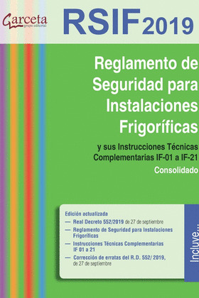 RSIF. REGLAMENTO DE SEGURIDAD EN INSTALACIONES FRIGORIFICAS