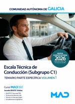 TEMARIO PARTE ESPECIFICA VOLUMEN 1 ESCALA TÉCNICA DE CONDUCCIÓN
