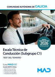 TEST DEL TEMARIO ESCALA TECNICA DE CONDUCCION SUBGRUPO C1