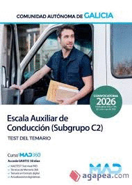 TEST DEL TEMARIO ESCALA AUXILIAR DE CONDUCCION SUBGRUPO C2