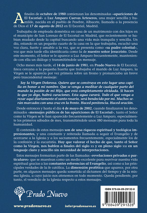 MENSAJES DEL SEÑOR Y DE LA VIRGEN EN LAS APARICIONES DE PRADO NUEVO DE EL ESCORI