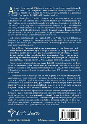 MENSAJES DEL SEÑOR Y DE LA VIRGEN EN LAS APARICIONES DE PRADO NUEVO DE EL ESCORI