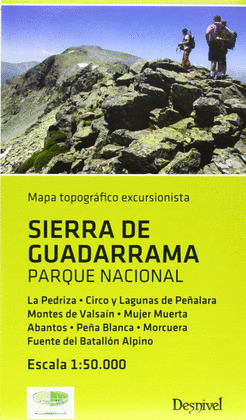 SIERRA DE GUADARRAMA PARQUE NACIONAL *MAPA TOPOG.EXCURS*