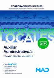 025 T2 AUXILIAR ADMINISTRATIVO ;A CORPORACIONES LOCALES