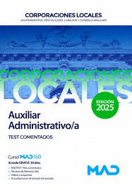 025 AUXILIAR ADMINISTRATIVO ;A CORPORACIONES LOCALES