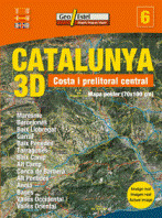 COSTA I PRELITORAL CENTRAL ( CATALUNYA 3D NUM 6 )