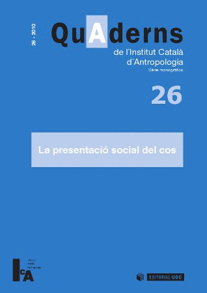 REVISTA QUADERNS DE L'INSTITUT CATALÀ D'ANTROPOLOGIA Nº 26