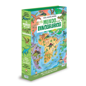 EL MUNDO DE LOS DINOSAURIOS. VIAJA, CONOCE, EXPLORA. CON PUZZLE. EDIC ILUSTRADO