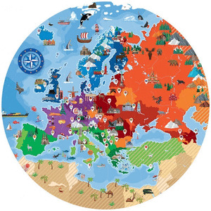 EUROPA 2020 (PUZLE)/ INCLUYE UN LIBRO DE 24 PÁGINAS