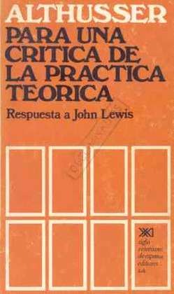 PARA UNA CRITICA PRACTICA TEORICA
