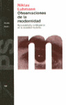 OBSERVACIONES MODERNIDAD
