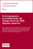 EL ANTEPROYECTO DE MODIFICACIÓN