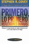 PRIMERO, LO PRIMERO. REFLEXIONES DIARIAS