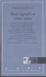 SELF10. QUE SIGNIFICA ESTAR SANO