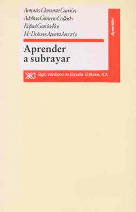 APRENDER A SUBRAYAR-MALETIN-