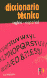 DICCIONARIO TECNICO INGLES-ESPAÑOL