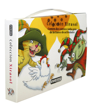 MALETIN COLECCION XIRASOL (10 CONTOS+GUIA LECTURA E ACTIV.)