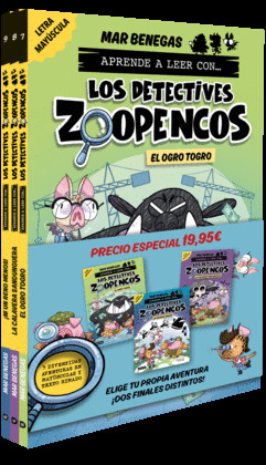PACK APRENDE A LEER CON... ¡LOS DETECTIVES ZOOPENCOS! 7, 8 Y 9: EN LETRA MAYÚSCU