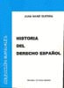 HISTORIA DEL DERECHO ESPAÑOL