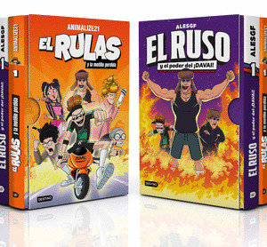 ESTUCHE EXCLUSIVO EL RULAS 1 + EL RUSO 1: EL RUSO Y EL PODER DEL ¡DAVA! - EL RULAS Y LA MOTILLO PERDIDA