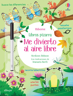 ME DIVIERTO AL AIRE LIBRE: LIBROS PIZARRA ACTIVIDADES