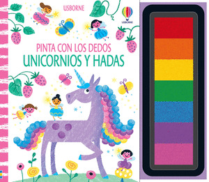 UNICORNIOS Y HADAS. PINTA CON LOS DEDOS