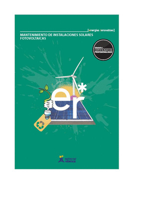 MANTENIMIENTO DE INSTALACIONES SOLARES FOTOVOLTAICAS