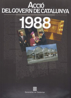 ACCIÓ DEL GOVERN DE CATALUNYA 1988