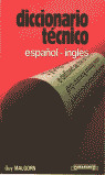 DICCIONARIO TECNICO ESPAÑOL-INGLES