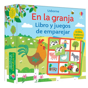 EN LA GRANJA. LIBRO Y JUEGOS DE EMPAREJAR