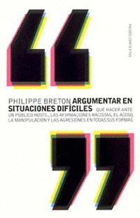 ARGUMENTAR EN SITUACIONES DIFICILES