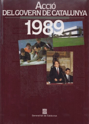 ACCIÓ DEL GOVERN DE CATALUNYA 1989