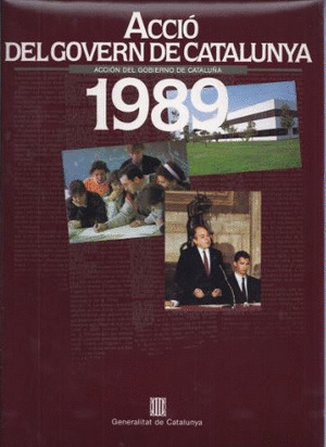 ACCIÓN DEL GOBIERNO DE CATALUÑA 1989