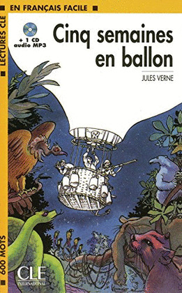 CINQ SEMAINES EN BALLON + CD AUDIO MP3