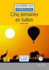 CINQ SEMAINES EN BALLON. NIVEAU 1. AVEC CD