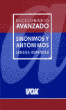 DICC.AVANZADO SINONIMOS/ANTONIMOS