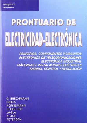 PRONTUARIO DE ELECTRICIDAD-ELECTRONICA