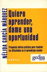 QUIERO APRENDER, DAME UNA OPORTUNIDAD