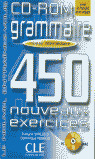 CD-ROM GRAMMAIRE, NIVEAU INTERMEDIAIRE. 450 NOUVEAUX EXERCICES