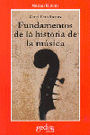 FUNDAMENTOS DE LA HISTORIA DE LA MUSICA