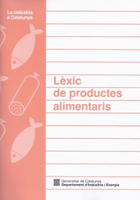 LÈXIC DE PRODUCTES ALIMENTARIS