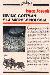 ERVING GOFFMAN Y LA MICROSOCIOLOGIA