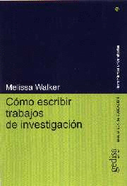 COMO ESCRIBIR TRABAJOS DE INVESTIGACION