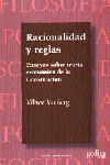 RACIONALIDAD Y REGLAS - ENSAYOS SOBRE TEORIA ECONOMICA DE CO